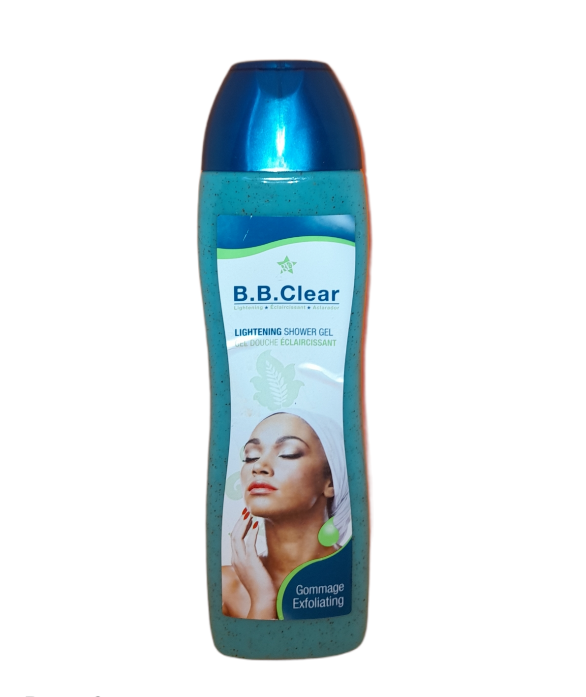 Gel douche exfoliant éclaircissant B.B. Clear Cosmétiques Eva et Perla