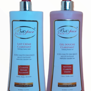 Lait et Gel éclaircissant - Bio pur Paris