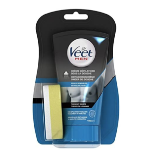 Crème dépilatoire sous la douche men pour peaux sensibles Veet