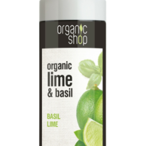 Huile de douche au basilic et lime Organic Shop