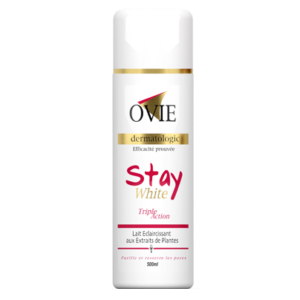 Lait super éclaircissant Ovie Stay White aux extraits de plantes