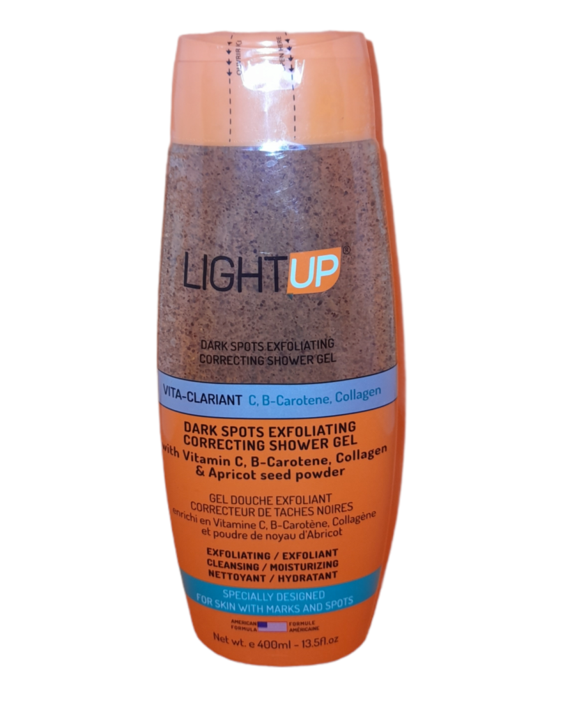 Gel Douche Et Huile éclaircissants Angolaise – 1000 Ml + 125 Ml – Anti-imperfections – 100% Naturel – Pour Corps Et Visage