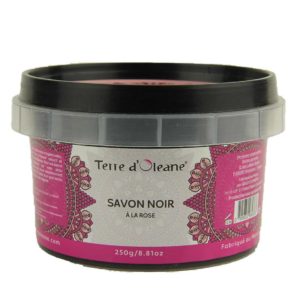 Savon noir à la rose