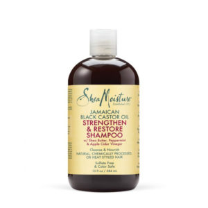 Shampoing Shea Moisture Stimulant et Réparateur à l'huile de ricin noir de Jamaïque