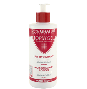 Lait hydratant Topsygel peaux sèches aldultes et enfants HT26