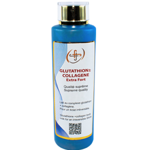 Lait  éclaircissant Gluta + collagéne extra fort