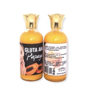 Concentré  super  éclaircissant gluta aha papaya  Peau nette 05 jours