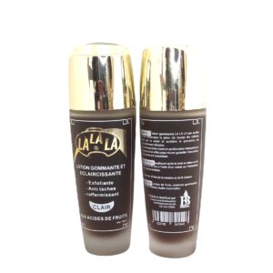 Lotion gommante éclaircissant LALALA exfoliante.