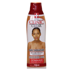 Gel douche éclaircissant gommant et exfoliant Clinic Clear
