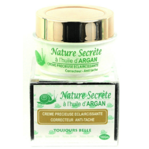 Crème éclaircisssant Nature Secrète à l'huile d'argan