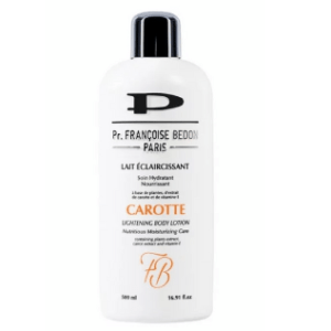 Lait éclaircissant à la carotte Françoise Bedon