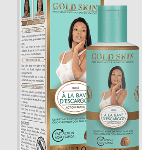 Huile éclaircissant Gold Skin à l'huile d'argan