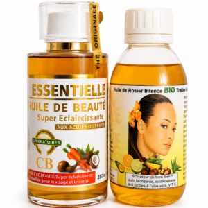 Duo Huiles Essentiels  Anti-Taches et Vergetures Éclaircissant