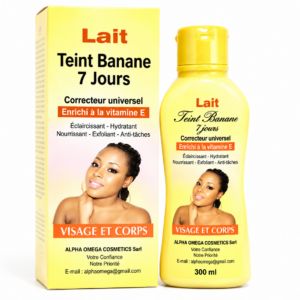 Lait éclaircissant Hydratant Teint Banane 7 jours