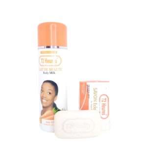 Lait et savon de beauté éclaircissant 72 heures triple action