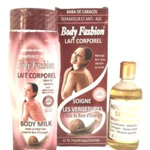 Lait éclaircissant Body Fashion et concentré