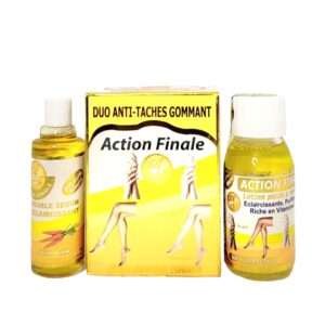 Duo Anti-tâches Anti-quyntaux éclaircissant pour les mains orteils Action final 5 Jours