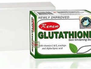 Savon éclaircissant au glutahione anti-ride