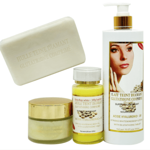 Lait crème concentré embellissant  éclaircissante Teint diamant