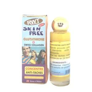 Concentré Skin free éclaircissant gluta -Suisse  Collagéne action 24 H
