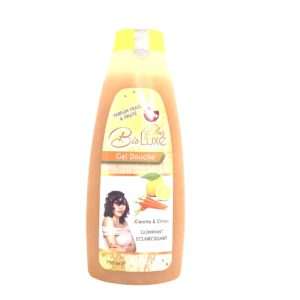 Gel douche gommant éclaircissant Bio Luxe Carotte Citron