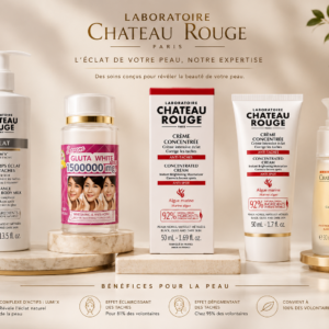 Kit Château Rouge Anti-Taches Éclat Visage &  Corps Éclaircissant