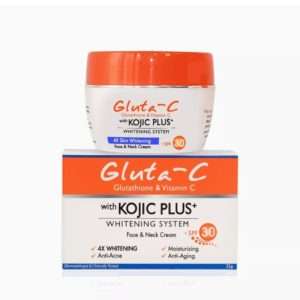 Crème de Visage Gluta-C  Kojic Plus 4x éclaircissant Anti-acné