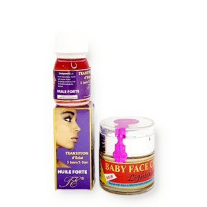 Crème éclaircissant Face  De Bébé Et Huile Forte 5 Jours