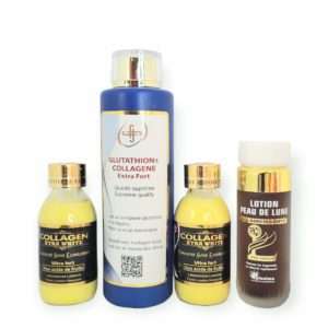 Gamme éclaircissant au Glutathione avec Lotion