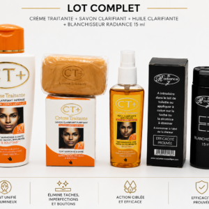 Lot CT+ Crème Traitante Savon Huile Clarifiante + Radiance 15 ml