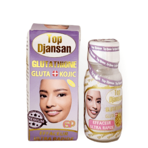 Top Djanssan SuperÉclaircissant Éffaceur Ultra  Rapide Gluta + Kojic Huile d"Arpi