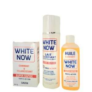Gamme éclaircissant White Now super rapide triple action