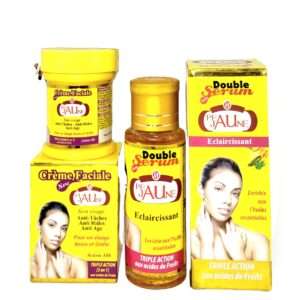 Kit visage éclaircissant Peau Jaune