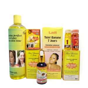 Gamme teint banane extra lumineux Anti-tâches Anti-rides.