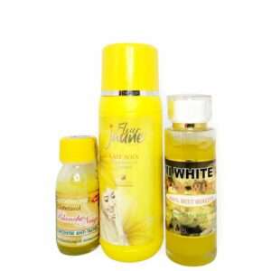 Trio Blanchissant Fleur Jaune  thaïlandaises