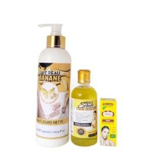 Trio éclaircissant Peau Banane Action Rapide.