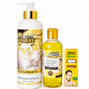 Lait Peau Banane & Huile Éclaircissante – Routine Anti-Taches