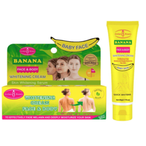 Crème éclaircissant Visage et Corps Banana