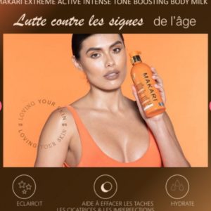 Lait éclaircissant Extrême Actif Intense Makari unifiant