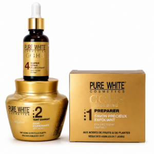 Pure White Gold aux Huiles Précieuses Visage Éclaircissant