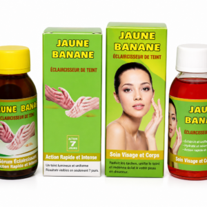 Jaune Banane Éclat Teint – Soin Visage & Corps Anti-quintaux