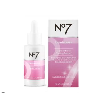 No7 luminous+concentrate Toning Sérum Taches & cernes effacé en14 jours