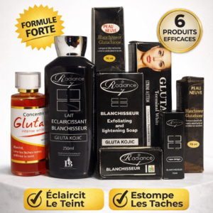 Kit complet glutathione et acide kojic Blanchissant