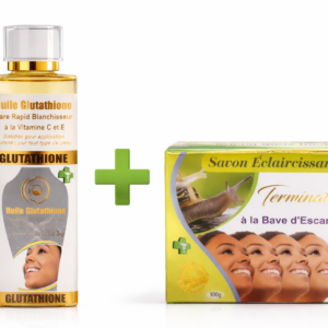 Routine Éclaircissante Glutathione & Savon  A La Bave Escargot
