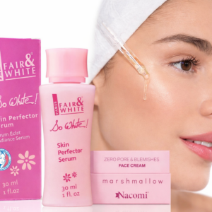 Sérum Fair & White So White + Crème Nacomi – Teint Éclatant