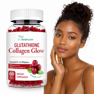 Nature  Glutathione Collagen Glow Gummies – Cranberry Flavor
