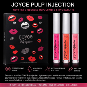 Joyce Pulp Injection –  3 Gloss Repulpants à l’Acide Hyaluronique