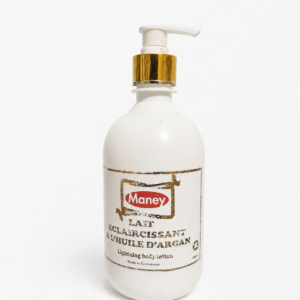 Maney Lait Éclaircissant à l’Huile d’Argan – Soin Corps Hydratant
